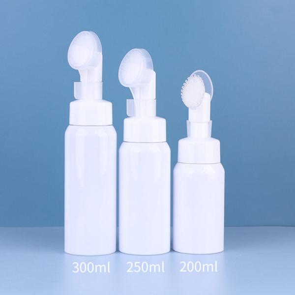 Customized Plastic Foam Pump Bottle PET OEM With Foam Clean Brush Head