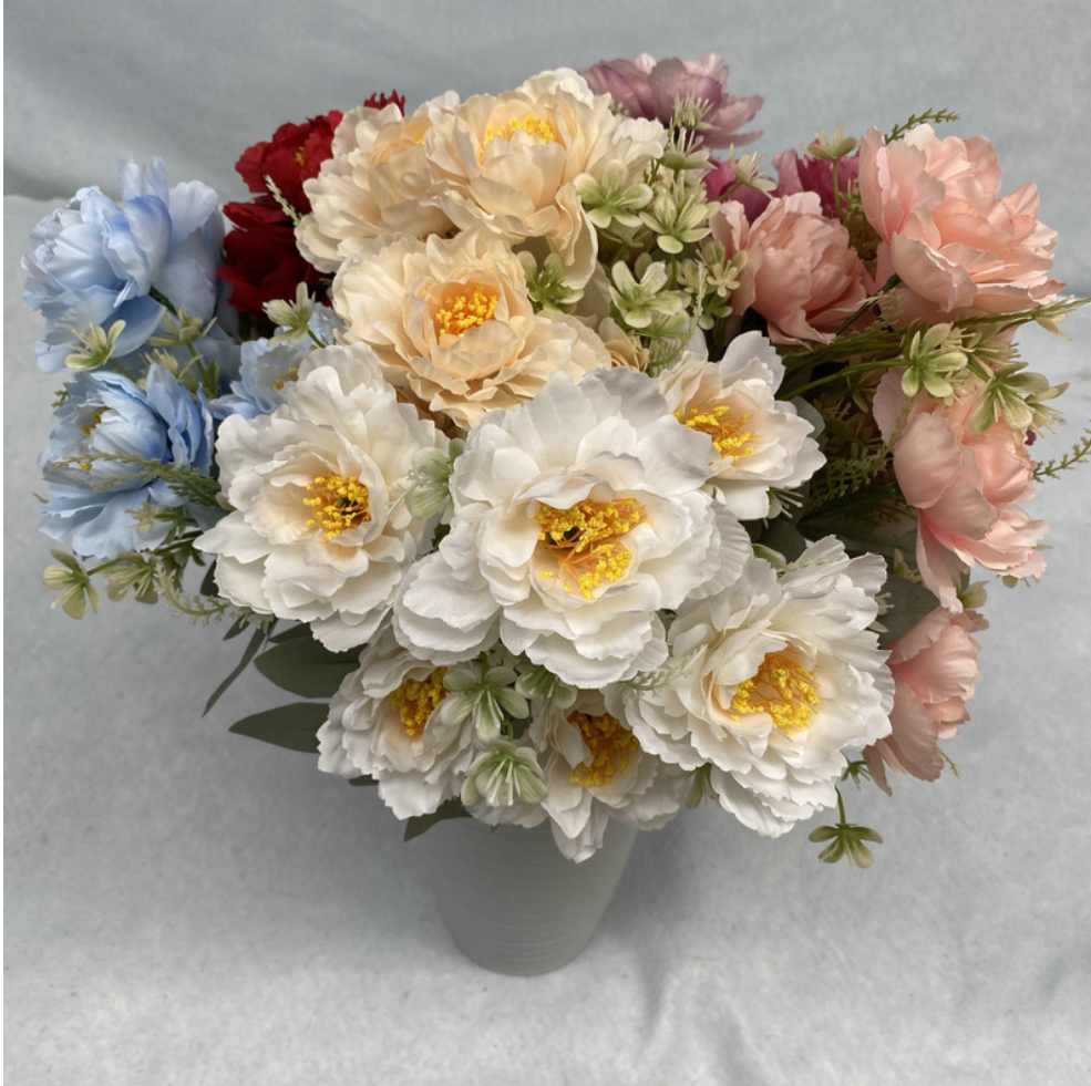 Ensemble de mariage, accessoires de photographie à domicile, bouquet de simulation de pivoine