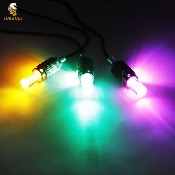 12V Mini Fancy Light Red Blue Yellow Pink Silver Green Bike Decoration parts