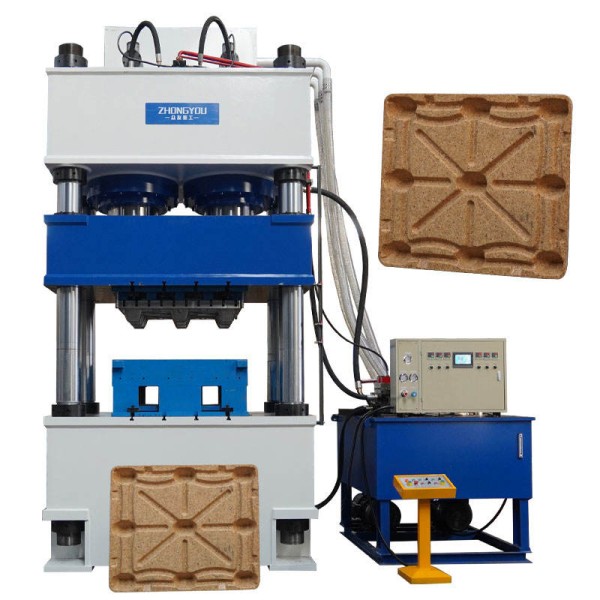 1250-Ton Four-column Three-beam Hydraulic Press YQ32-1250 for Sawdust Pallet Making
