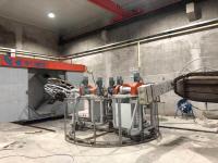 Máquina de moldagem rotativa de plástico para material de embalagem