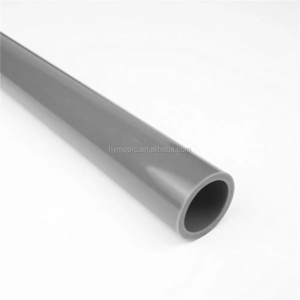 Affordable Grey PVC Pipe for Water Supply 2 Inch Connection Pipe Regrind Material
