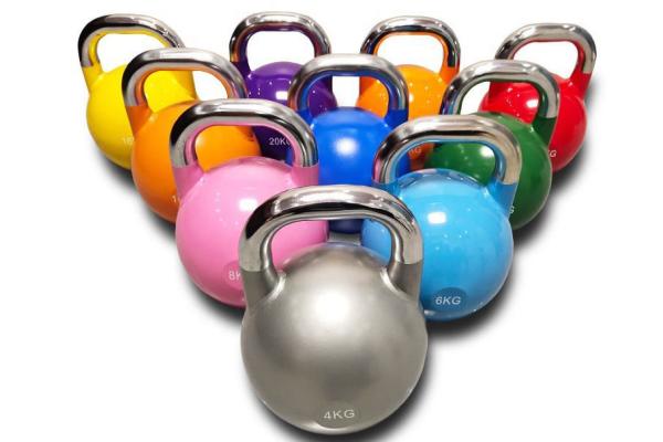 Adjustable Athletics Fitness Kettlebells Colorful Powder Coated Cast Iron Kettlebell