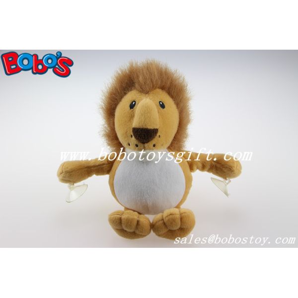 China Made Custom Toys Plush Lion With Plastic Suction Cups