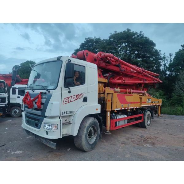 Usado SYM5230THB caminhão de bomba de concreto 39m 2020 ano bom aspecto equipamento pesado