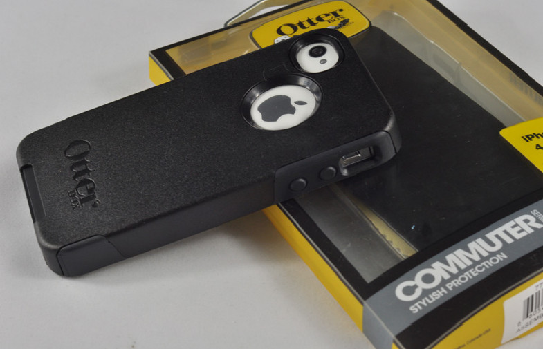 TPU Outerbox Iphone 4 Hard Shell Case Black Dirtproof With 2 Layers