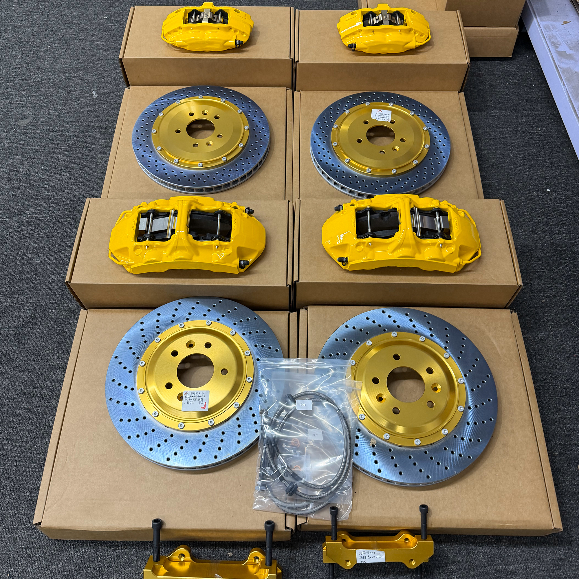 Factory Custom For Brembo Caliper GT6 F40 For Audi A3 OEM 8V0615123A Big Brake Kit
