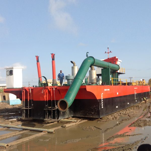26inch Diesel Cutter Head Suction Dredge For River Sand Dredging