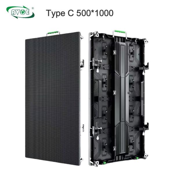 SMD2020 Indoor Rental LED Screen 3840Hz 4K 500*500mm / 500x1000mm Cabinet