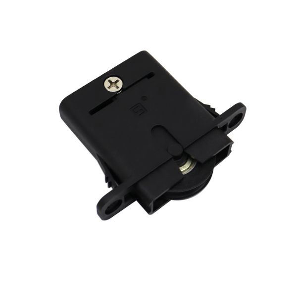 Modern Black Universal Low Noise Smooth Bottom Track Guide Roller