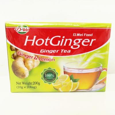 Healthy Instant Drink Powder , Sweet And Warm Lemon Flavor Ginger Tea
