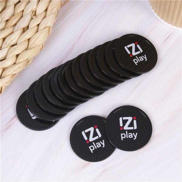 Customized Cheap Beautiful Plastic Coins Plastic Tokens for Promotional Gifts