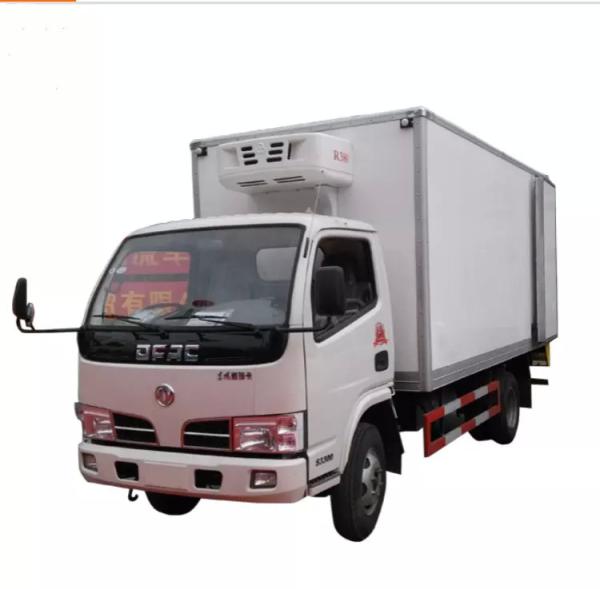 4*2 Freezer Refrigerator Box Truck Dongfeng 5 Tons -5 to -15 degree