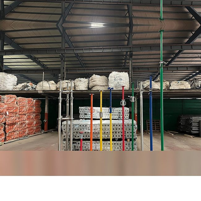 Adjustable Steel Scaffolding Prop for Concrete Construction Support and Shoring Applications