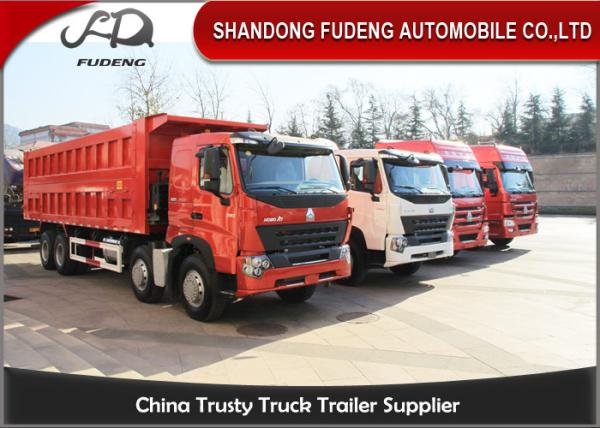 60 Tons Load Capacity Heavy Duty Dump Trucks HOWO Model 371 Horse Power