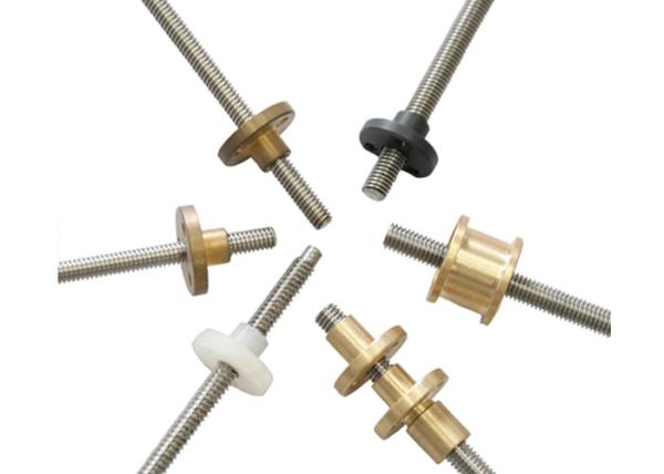 Nível de desempenho trapezoidalmente do parafuso movimentador da cabeça completa do dente e do conjunto de porca 4,8