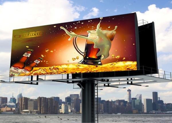 RGB 3 In 1 PixelOutdoor Full Color LED Display Screen Fine Image Without Flashing