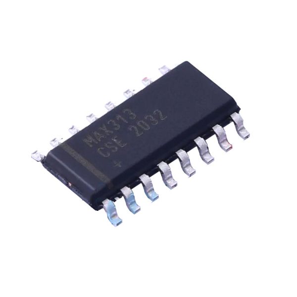 El chip CMOS de 16 canales para multiplexadores MAX313CSE+T es el interruptor