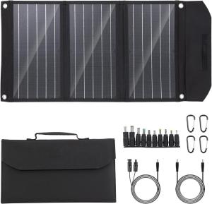 30W Foldable Portable Solar Panel Charger Kit For Outdoor Camping