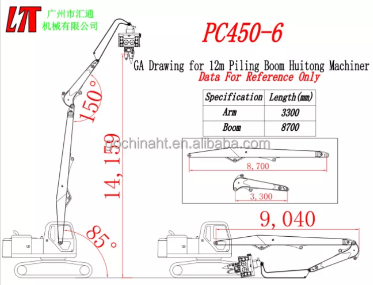 Auge largo del alcance del accesorio de la construcción para la viruta de hoja de la conducción de pila
