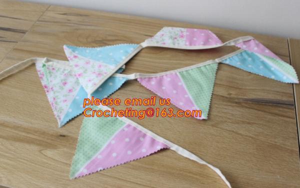 Lace Trimming Flag Banner HOLIDAY Decoration Halloween Softtextile Lace Fabric, ivory wedding decorations lace bunting