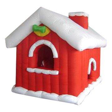Inflatable christmas / halloween / inflatable festival decoration / inflatable Santa house