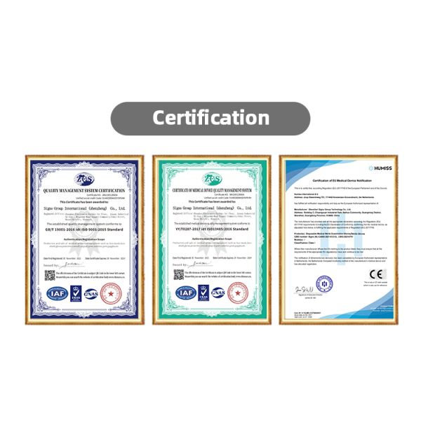 Пурпур порошок 5 перчаток нитрила Mil медицинских большой длинный резиновый свободный делает водостойким