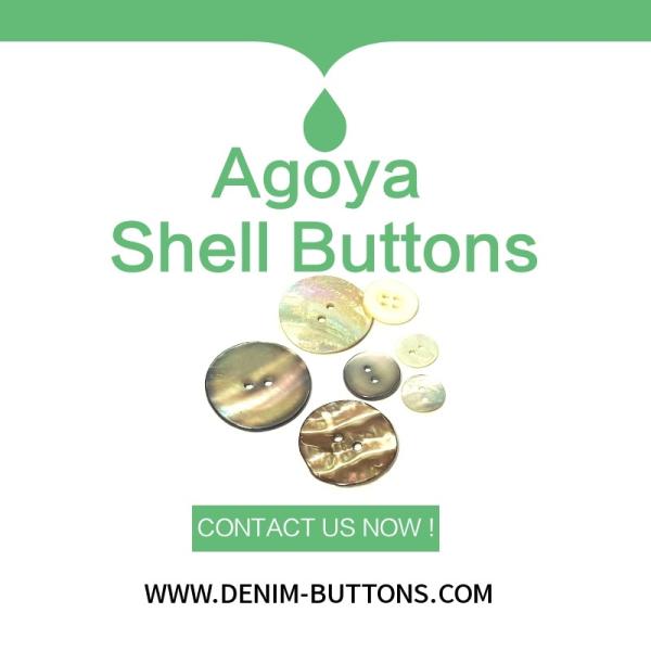 Agoya Shell Buttons | Botão maioria da roupa