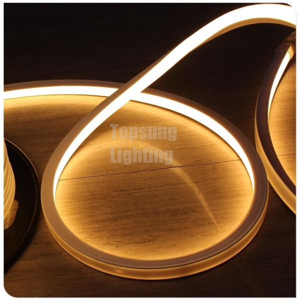 AC 220V верхний вид светодиодный неоновый флекс 16 * 16 мм квадратное теплое белое освещение для здания IP68