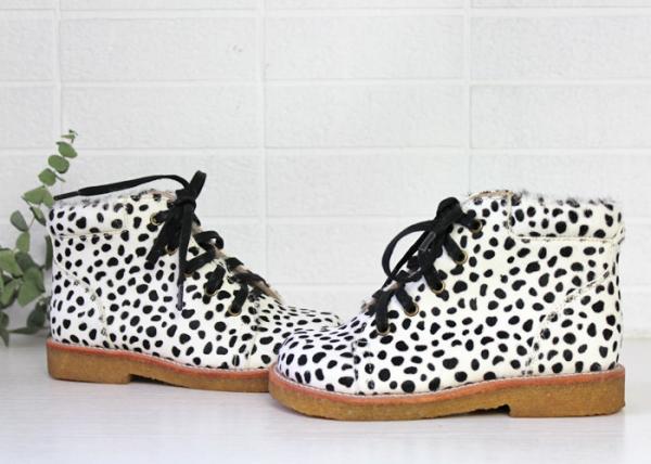Boys Girls Cowhide British Style Martin Boots