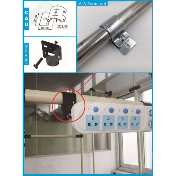 Промышленные полируя штуцеры трубы Kроме, Kроме покрыли соединители Эко дружелюбное ХДЖ-13Д трубы