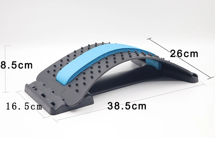 Multi Level Adjustable Pain Relief Muscle Back Massage Stretcher Home Fitness Equipment
