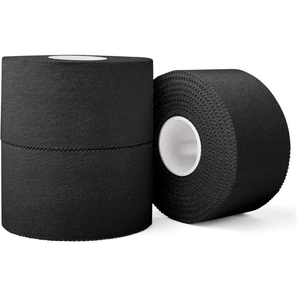 38mm Cotton Sports Tape Black Color Cotton Training Athletic Tape For Joints Protection