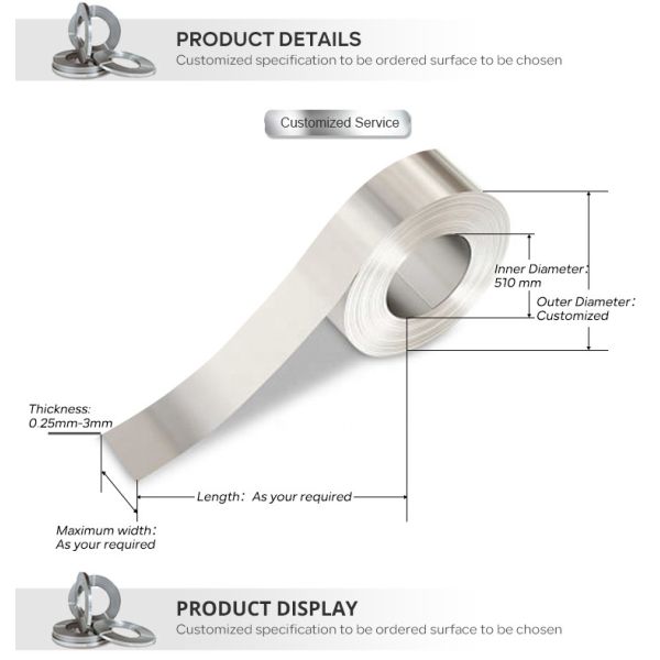 Прокладка 1mm законченное 0.3mmx90mm 2b нержавеющей стали SUS 301