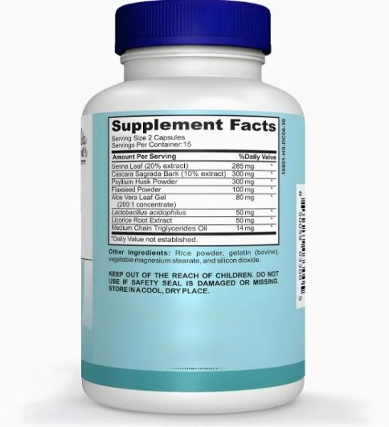 Vegan 15 Day Cleanse Capsules Bowel And Colon Support Sup