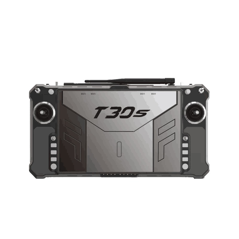 T30S Rugged Handheld Drone Ground Control Station System Dual Screen Remote Controller GCS Search Rescue Wildlife Monitoring UAV