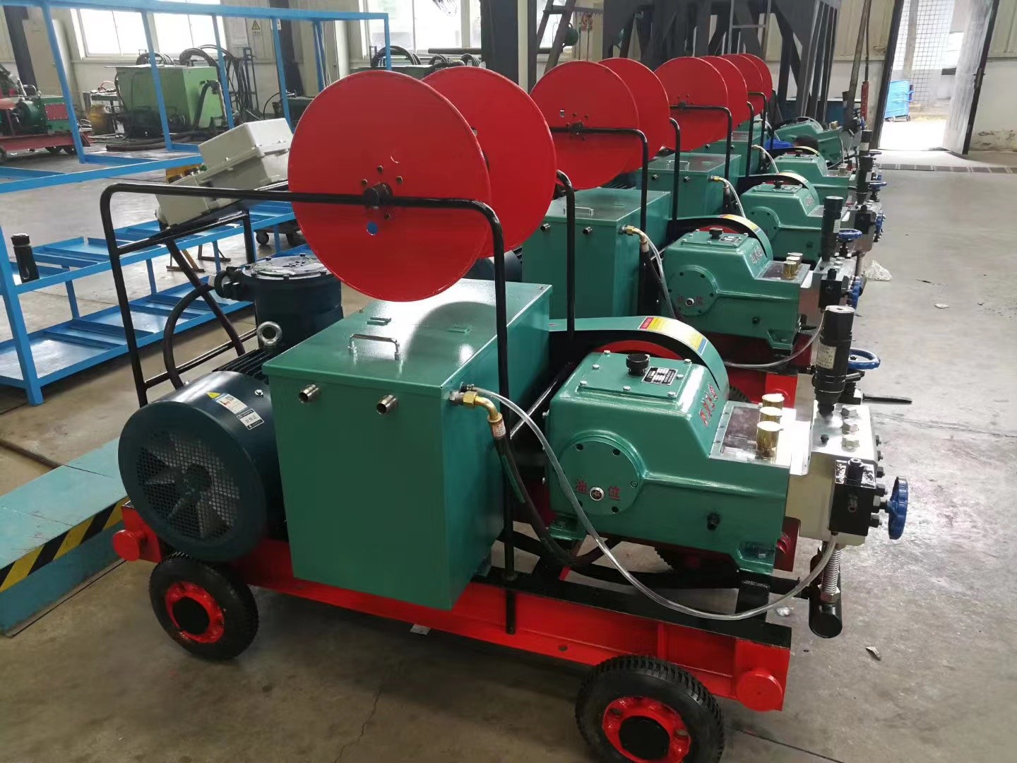 5.6L/ Min 10000 Psi Гидравлический насос для испытания давления в трубопроводах Гидропробный насос