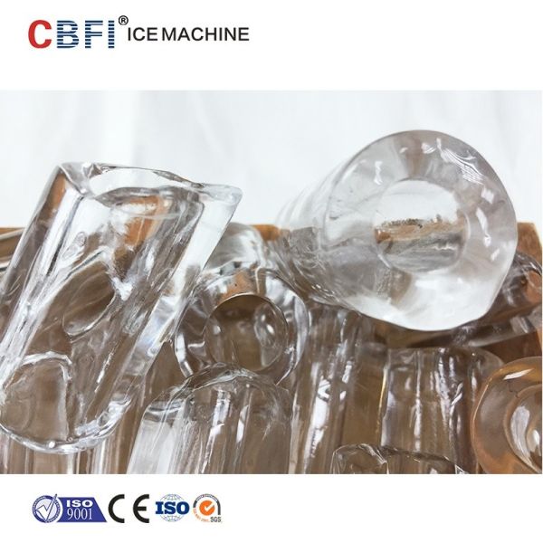 Control fácil del hielo de 5 toneladas del tubo de la máquina del compresor comestible automático de Alemania