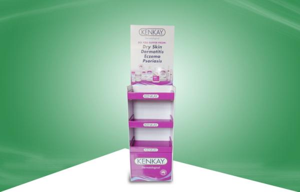 POS Cardboard Retail Display Stands , Heavy Duty Cardboard Floor Display