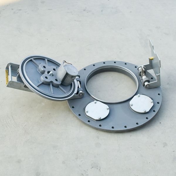65kPa Nominal Pressure 16 Inch Aluminum Alloy Manhole Cover for Oil Tank Accessories Customizable