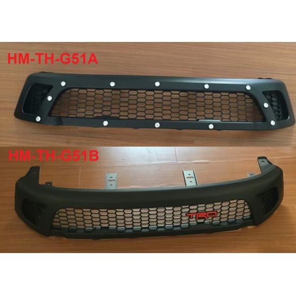 Toyota Hilux Revo 2015 2016 Pièces détachées de voiture Mise à niveau de la calandre avant de style TRD