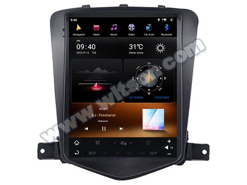 9.7 Screen Tesla Vertical Android Screen For Chevrolet Cruze J300 2008-2012 Car Multimedia Stereo GPS Carplay Player