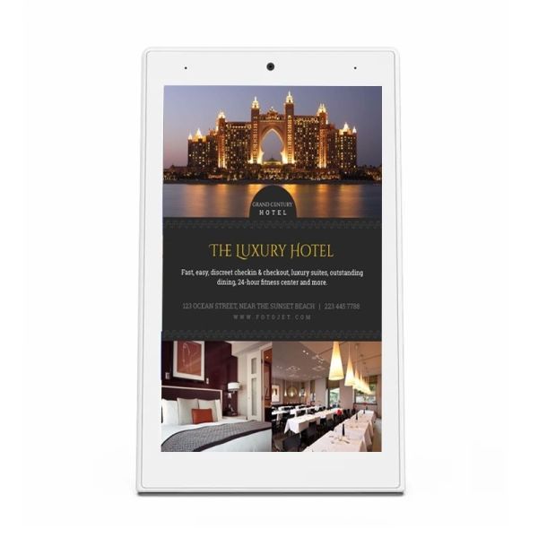 Smart 8-Inch Restaurant Tablet with RK3399 Processor and L-Shaped Touch Screen for Easy Ordering