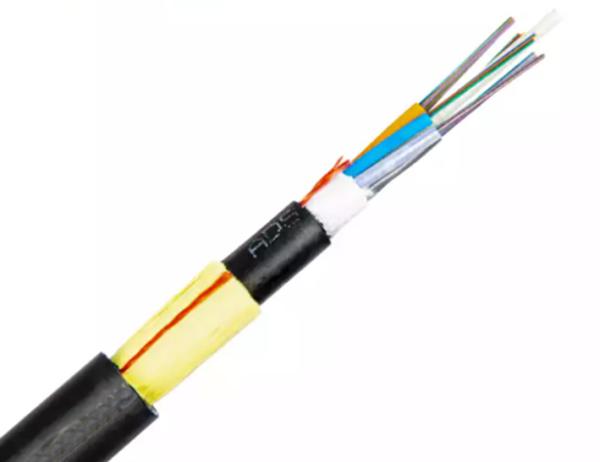 ADSS Outdoor Single Mode Fiber Optic Cable G652D /G657A1 / G657A2 PVC LSZH LSOH PE HDPE