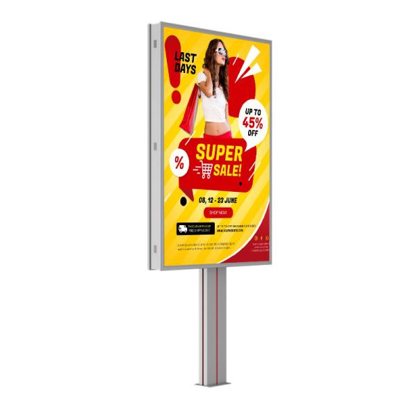 Custom high end design p6 8000nits steel waterproof IP65 digital outdoor led billboard for advertising