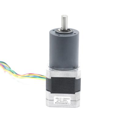 Motor sem escova da micro caixa de engrenagens do NEMA 17 com redutor de velocidade 75 RPM
