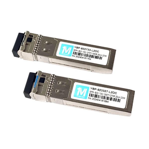 10G SFP BIDI 80km 1490nm/1550nm WDM LC Connector DDM Optical Transceiver for Bandwidth Data Center Applications