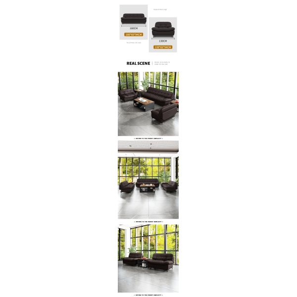 Многофункциональный лежачий кожаный офисный диван для виллы Китайский стиль офис