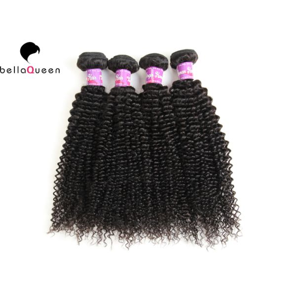 Curly Wave Natutral Black Grade 7A Virgin Hair Brazilain Human Hair Extension