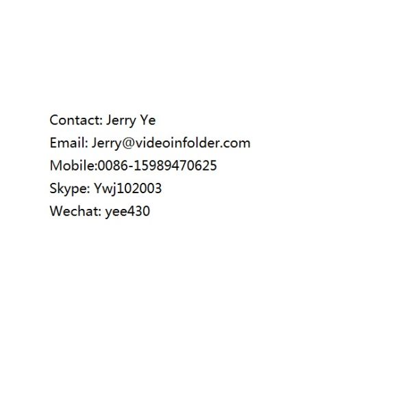 Flyer Folder Mailer LCD Video Card IPS LG 1024 X 600 HD LED Support 1080P AVI Mp4 MKV